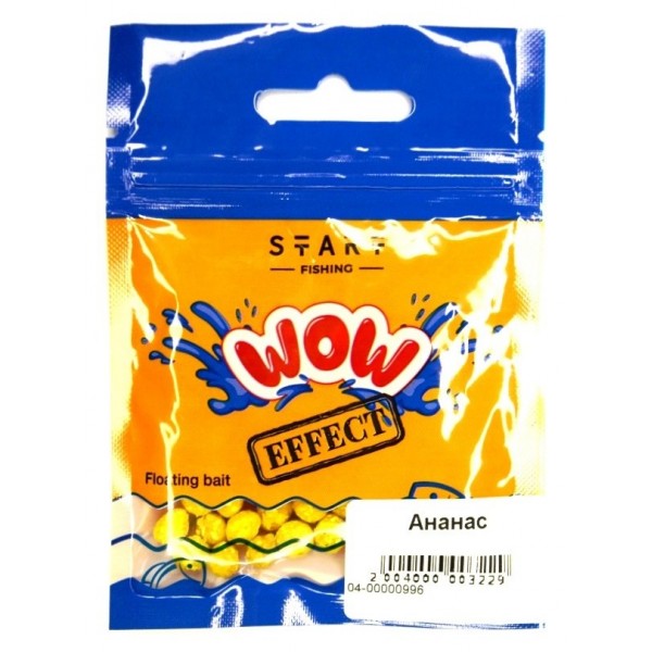 Повітряне тісто наживка, пиляче, Start Fishing WoW Effect, Ананас, 7мм, 5г